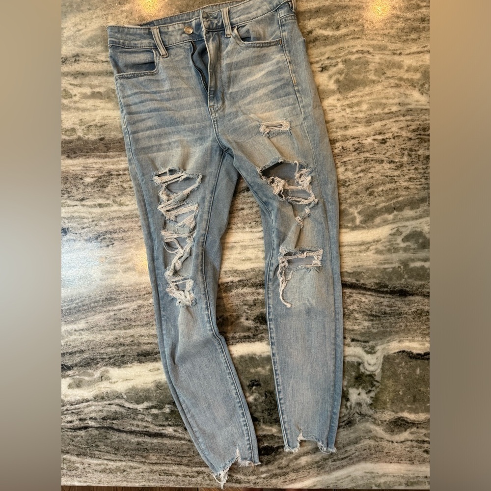 American Eagle High-Rise Skinny Jeans Size 6 Reg